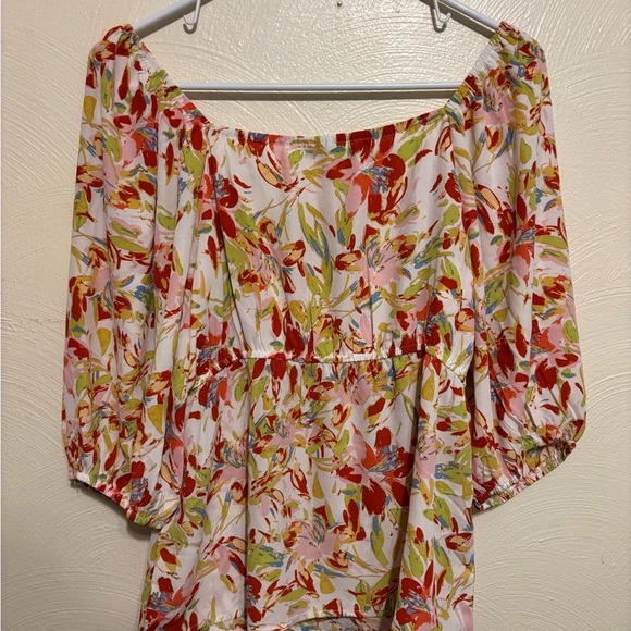 Collective Concepts Multicolor Floral Blouse - Picture 7 of 7